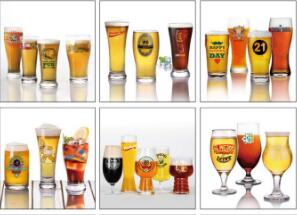 How does a beer glass affect the flavor of beer?