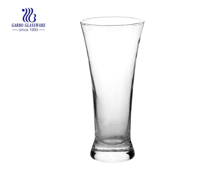 Clear crystal lead free Pilsner beer glass cup