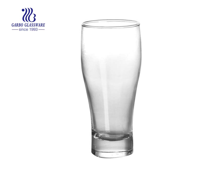 Clear crystal lead free Pilsner beer glass cup