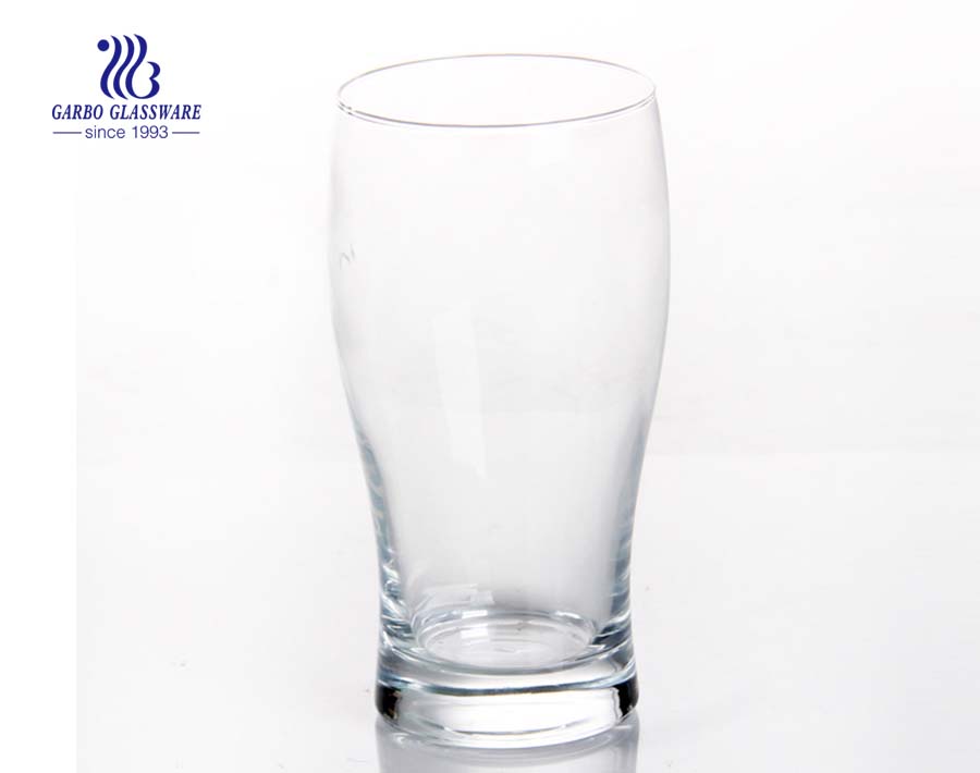 Clear crystal lead free Pilsner beer glass cup