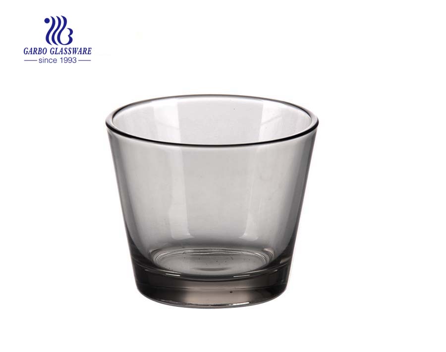 In stock custom logo allowed tinted color whisky glass