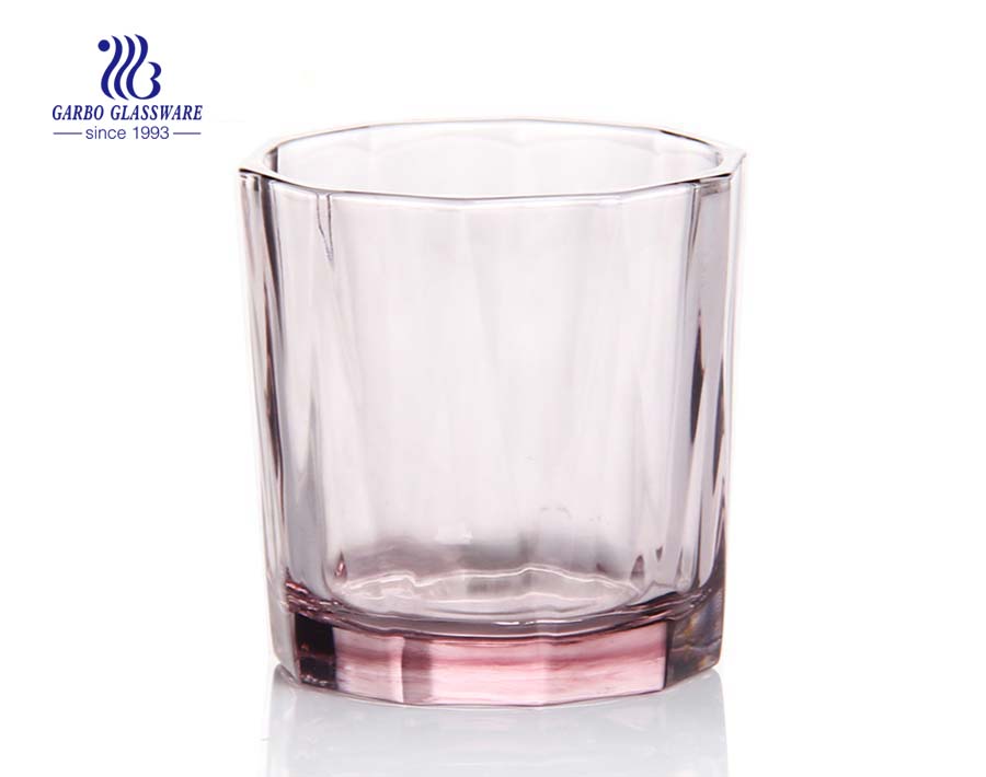 En stock logo personnalisé autorisé verre de whisky de couleur teintée