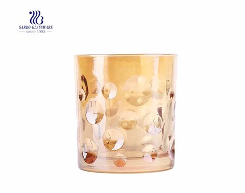 iron-plating golden drinking 330 ml  whisky glass juice tumblers