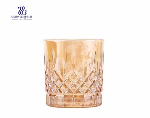 Crystal  265ml fancy cold drinking whisky decanter glass cups