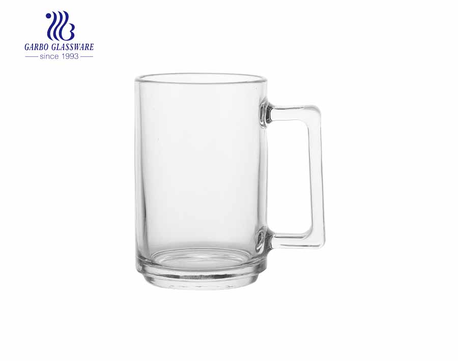 Brasil ondulado caneca venda quente forma de caveira caneca de cerveja de vidro