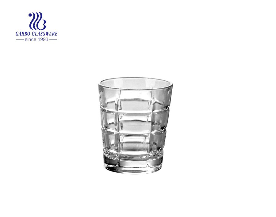 40 ml Custom shot glass cheap polygon vodka liquor glasses 