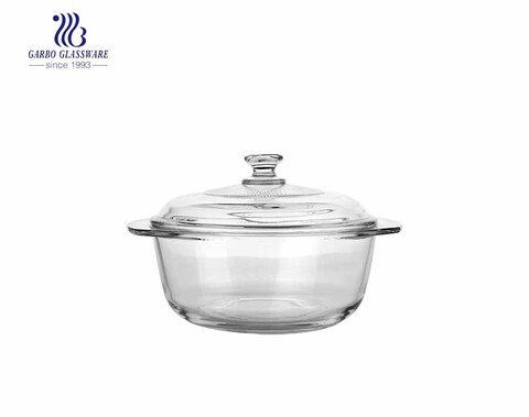 930ml Tempered Glass Casserole Dish Glass Food Storage Container For Kitchenware