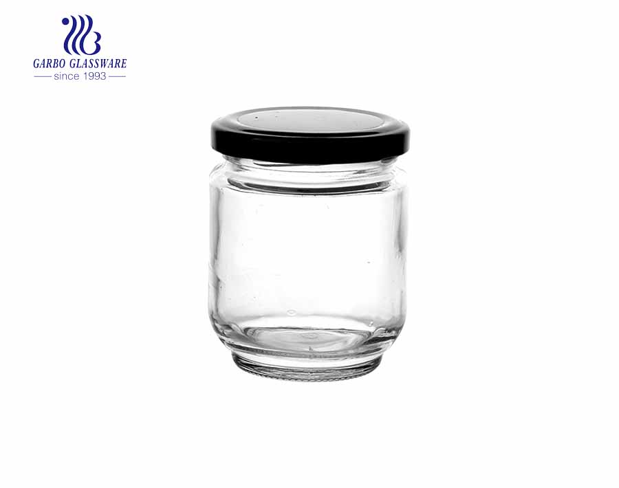 750ml Wholesale Glass Round Storage Jar for Home Use 