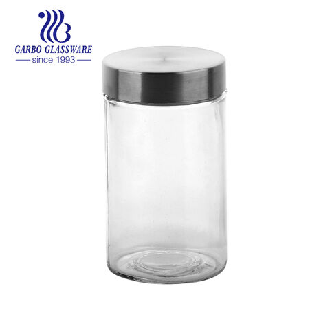 2000ml big high quality storage jars with good price new design glass candy jars