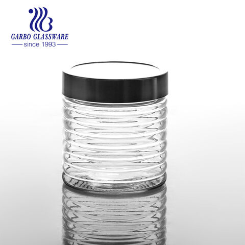 2000ml big high quality storage jars with good price new design glass candy jars