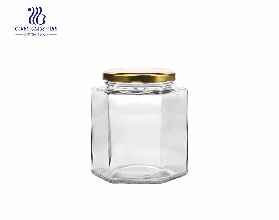 450ml Großhandel Glas Candy Jar mit Best Price OEM ODM Verfügbare Glas Vorratsglas