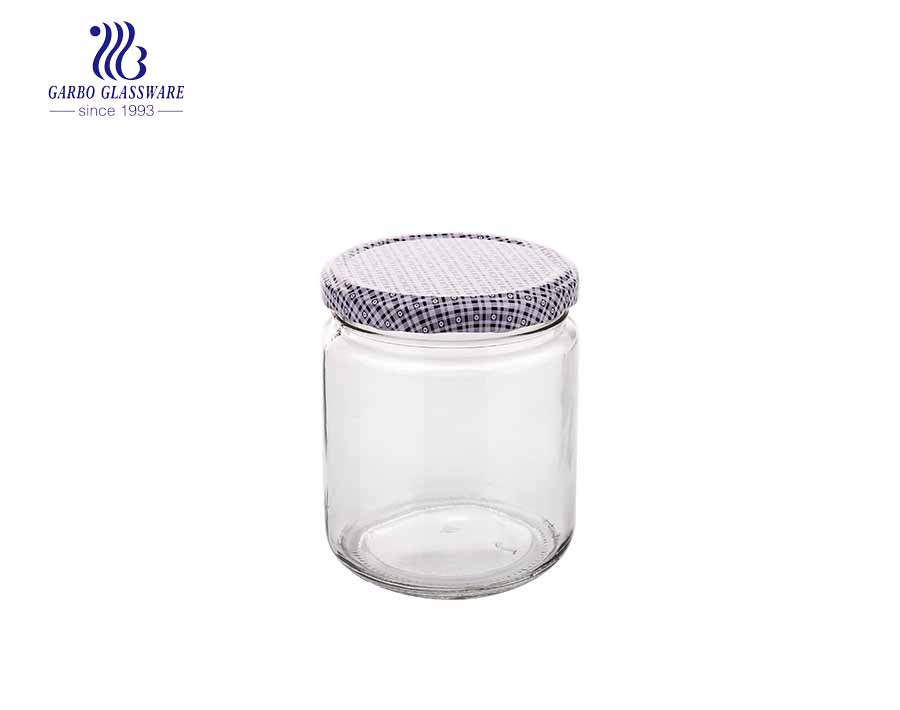 450ml Wholesale Glass Candy Jar with Best Price OEM ODM Available  Glass Storage jar