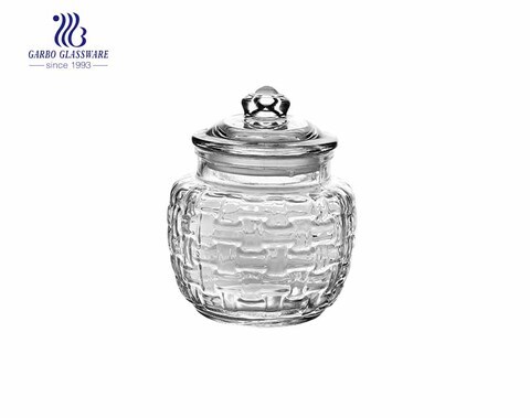 600ML Factory Glass Storage Jar with High Quality Best Honey Can