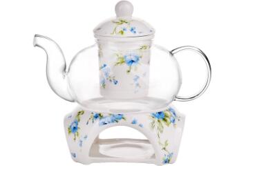 4 types of high quality home use glass tea pot