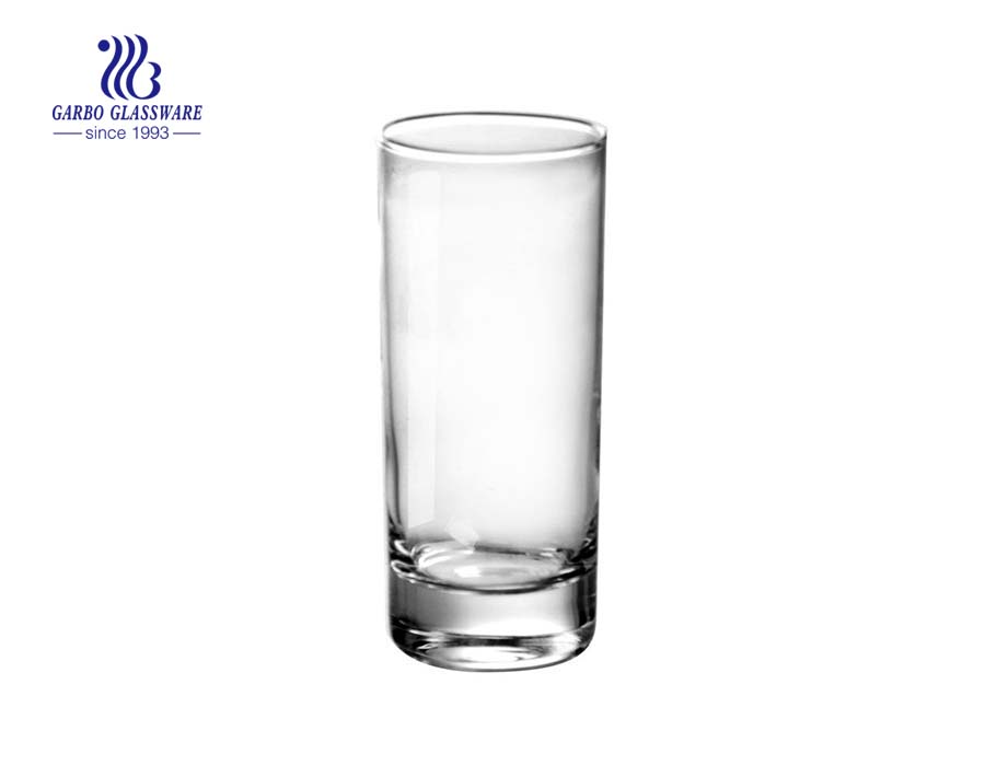 Machine blown 12oz straight high ball glass