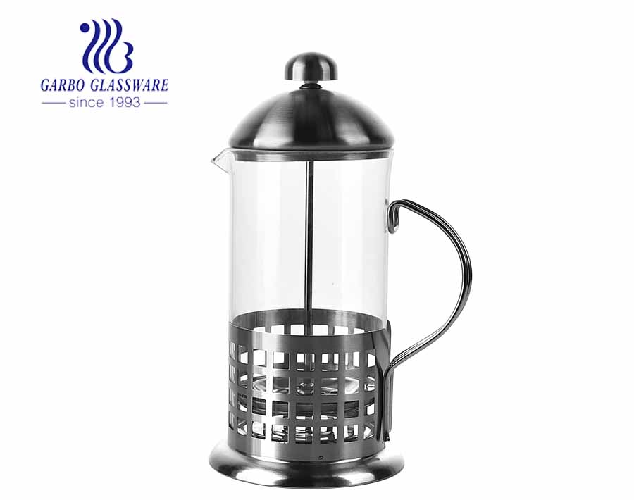 12oz Heat Resistant Glass Coffee Maker for Home and Cafe Use