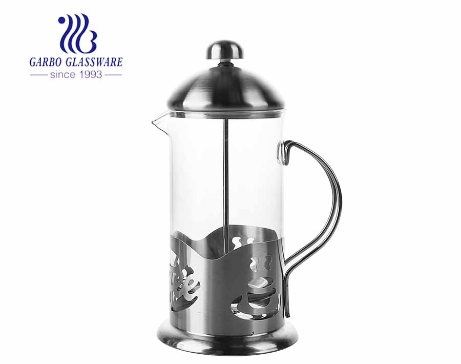 12oz Heat Resistant Glass Coffee Maker for Home and Cafe Use