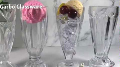 Glass Ice Cream Cup