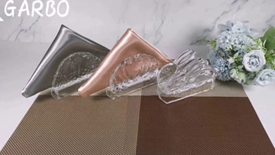 Animal Series Plant Series Crystal Glass Napkin Holder For Home Use
