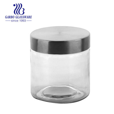 450ml China factory produce wholesale price glass storage jars biodegradable glass food jars