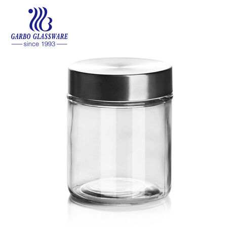 450ml China factory produce wholesale price glass storage jars biodegradable glass food jars