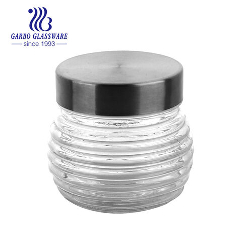 450ml China factory produce wholesale price glass storage jars biodegradable glass food jars