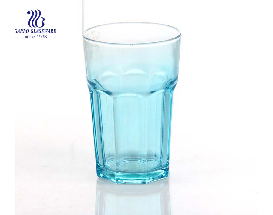 Custom tinted color sprayed color rock glass cup for promotion