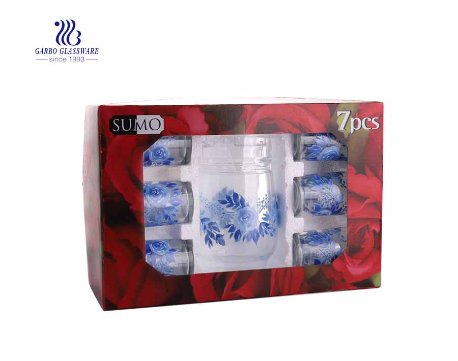 12PCS cốc thủy tinh whisky cổ điển và thủy tinh bóng cao chạm nổi và bộ cốc uống nước bằng thủy tinh bắn