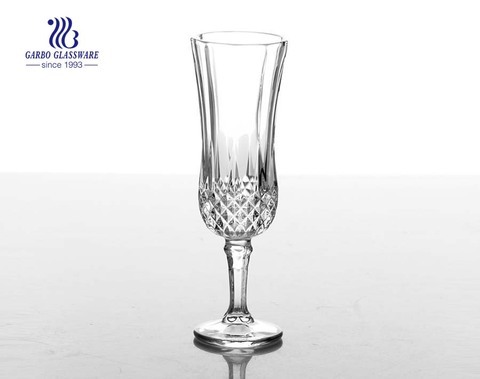 Bicchiere da champagne flute vintage calice in vetro