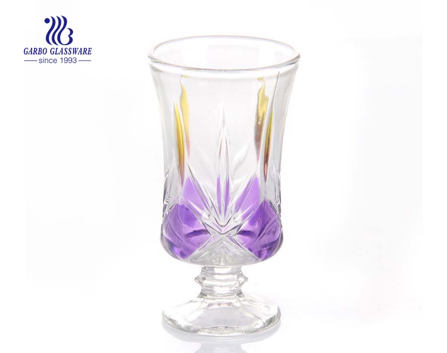 Vintage vasos personalizados spray colores decorativos copas de cristal