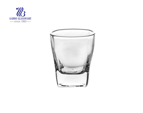 Schnapsglas dicken Boden Tequila Schnapsglas Wodka benutzerdefinierte kleine Tasse
