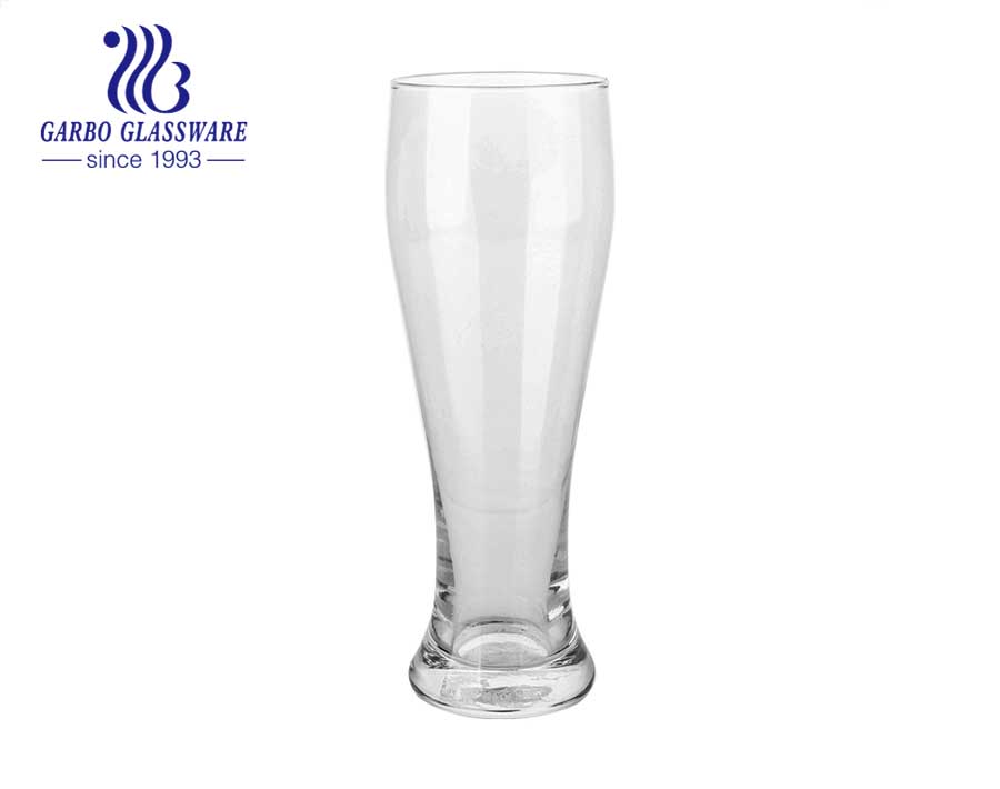 British style pub glass barware with logo Pilsner glass cup for beer