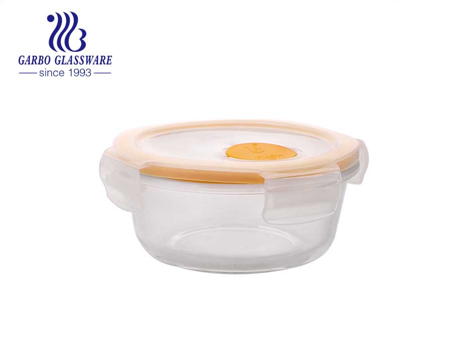 Tempered glass 940ml rectangular Airtight Glass Lunch Boxes