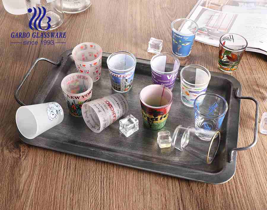 50ml Thick Base Mini Spirits Shot Glass Tumbler for Restaurant Hotel Party  factory in china