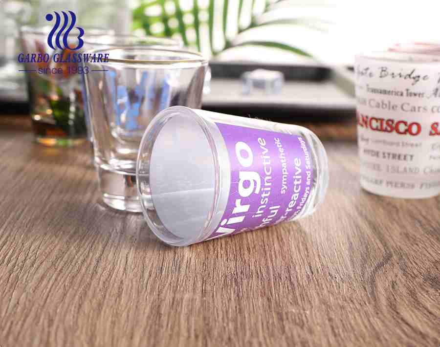 50ml unique designs shot glasses Christmas souvenir festival gifts shot glasses