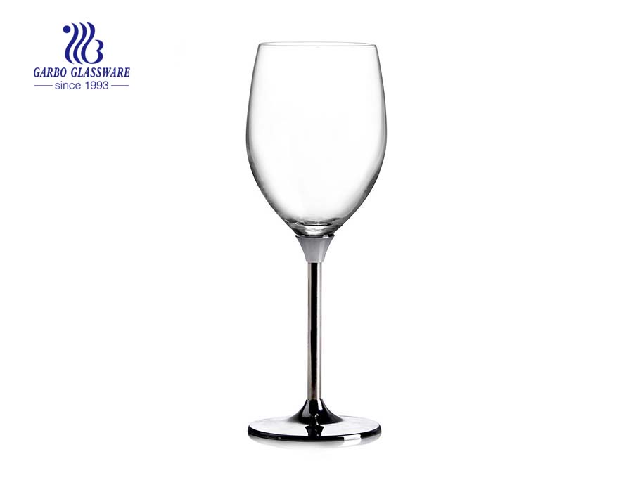 14.08oz personality style best selling stemware glass for wedding Personalized custom logo glass goblet