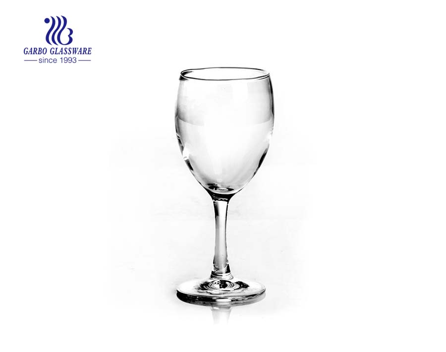 14.08oz personality style best selling stemware glass for wedding Personalized custom logo glass goblet