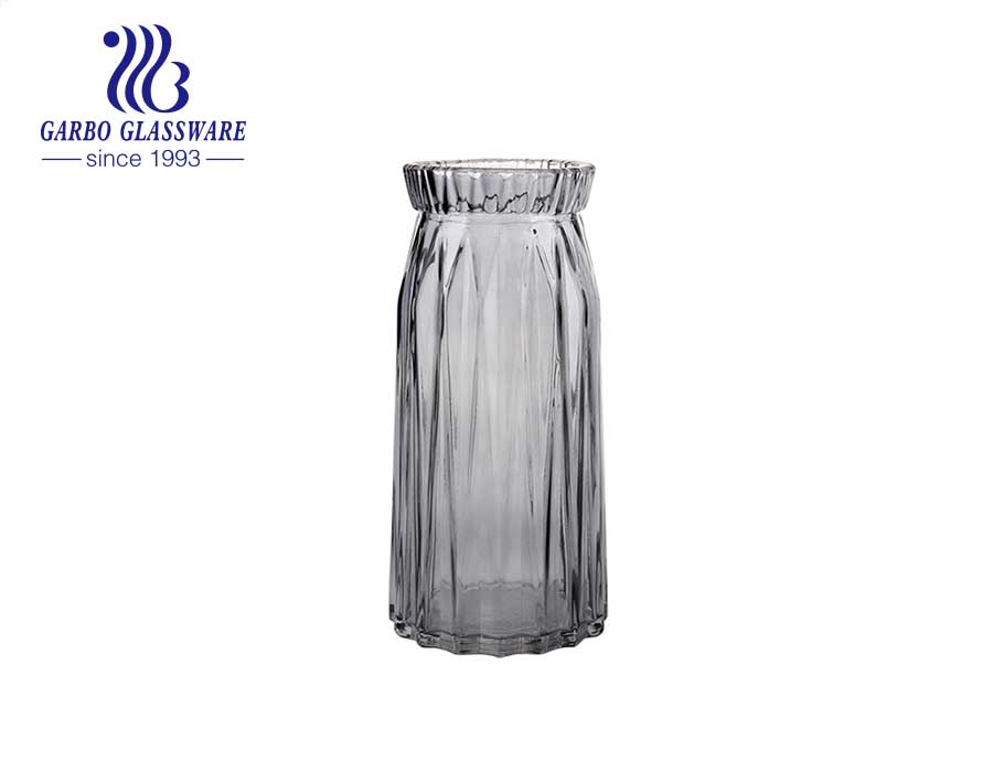 Glass Flower Vase 7.3 Inch High Ideal Gift for Weddings Bridal Spa Meditation Reiki Rose Vase Nautical Settings Storage 