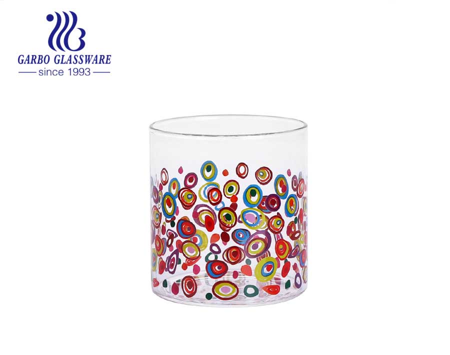 12OZ benutzerdefinierte Logo Bestseller Glaswaren Großhandel Haushaltsgebrauch Borosilikatglas Tasse