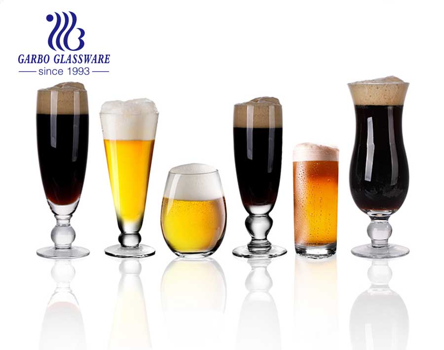 Pilsner Glass Set for IPA, Tulip, Lager, and Hefeweizen Gift Set Snobs, 6 Piece Beer Tasting Kit 