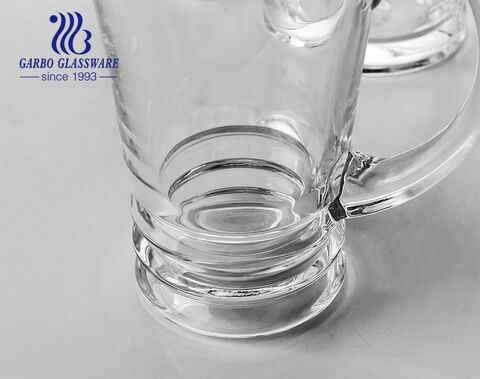 14oz large German beer mug stein glass with handle custom beer glasses