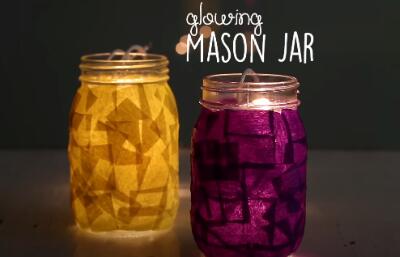 How to turn idle mason jars into beautiful decorations?