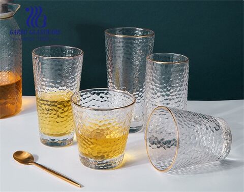 3 different kinds of Amazon and Garbo hot selling faddish glass cups 