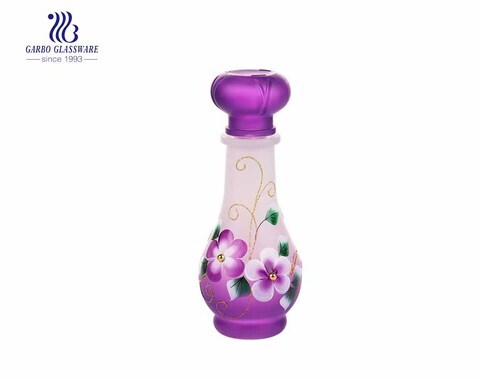 Purple Glass Bottle with Airtight Stopper Glass beer bottle wine decanter 