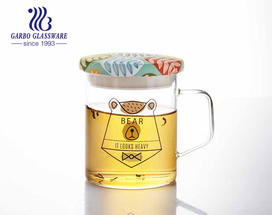 300ml Großhandel Haushalt verwenden heißen Verkaufspreis moderne Borosilikatglas Tasse