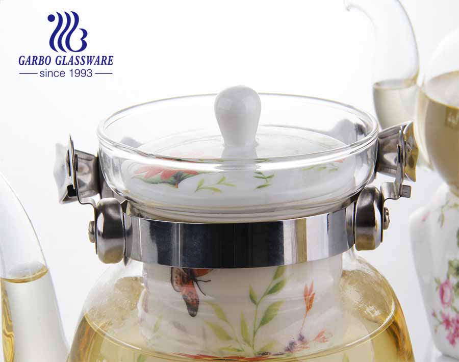 Bình trà thủy tinh borosilicate chất lượng cao 24.6oz với giá tốt khuyến mại bình trà thủy tinh cấp thực phẩm