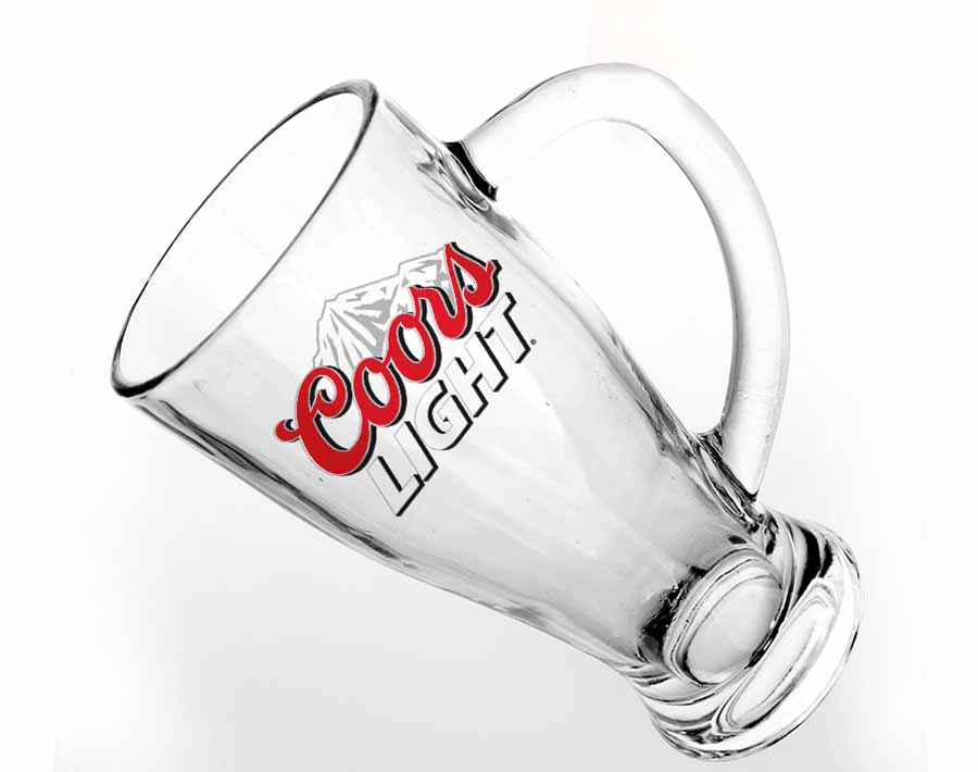 Personalized beer mugs large custom decals beer glasses for home bar as gifts