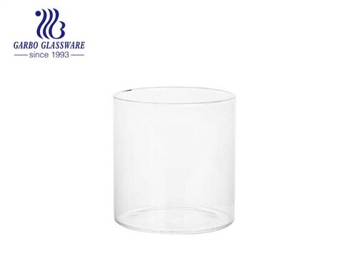 ميزة الأسهم النمط الأوروبي كأس زجاج البورسليكات اليدوية رخيصة سعر المصنع قابلة لإعادة الاستخدام بالجملة تصميم مخصص مبتكر أحدث نمط كوب زجاجي