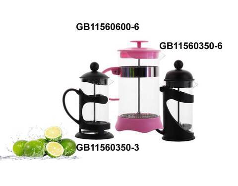 Borosilicate Free Sample French Press Pot Food Grade Glass Coffee Maker Coffee Plunger 