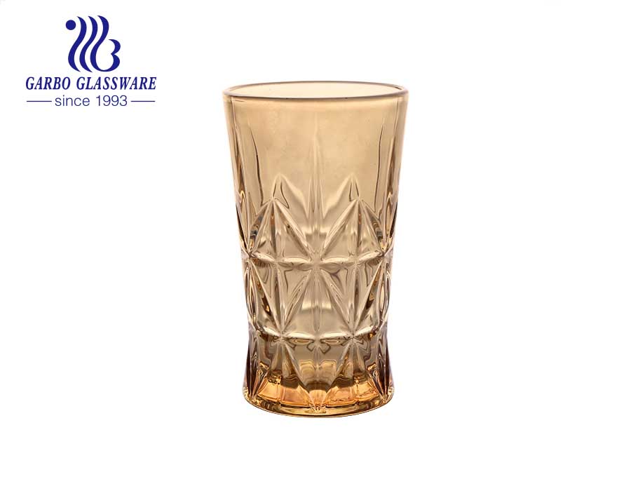 DIAMOND brand in stock ion electroplated engraved glass cups